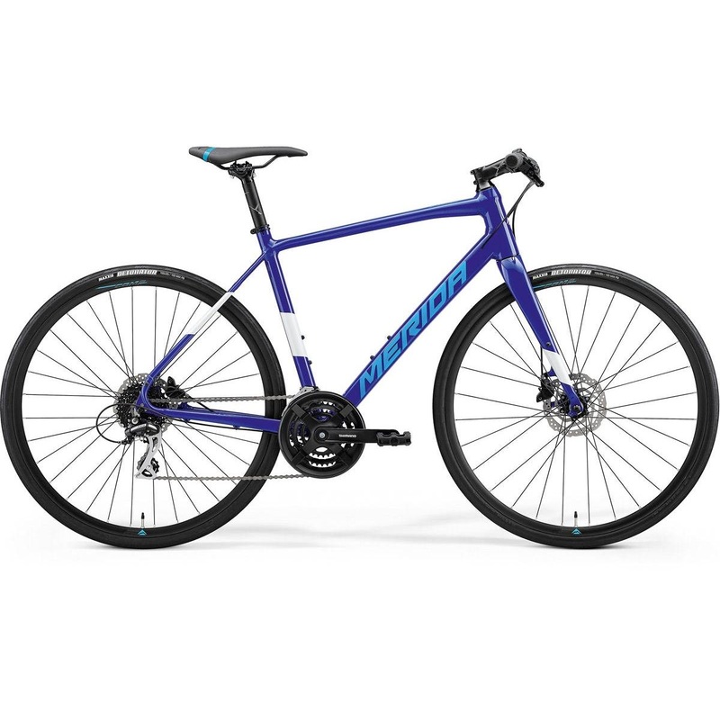 Merida Speeder 100 Flat Bar Road Bike Dark Blue/White