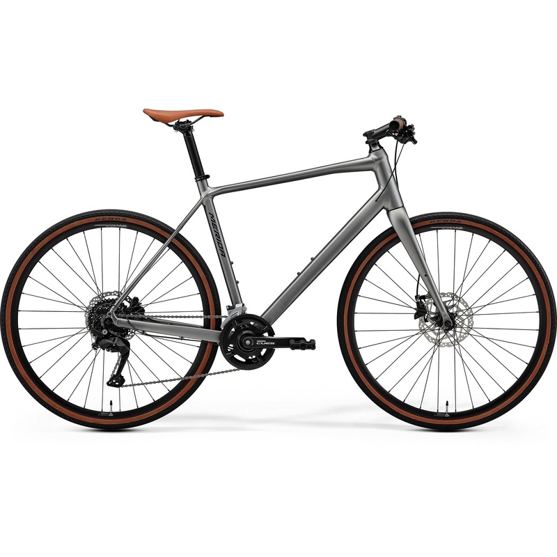 Merida Speeder 100 Flat Bar Road Bike Silk Gunmetal Grey/Black