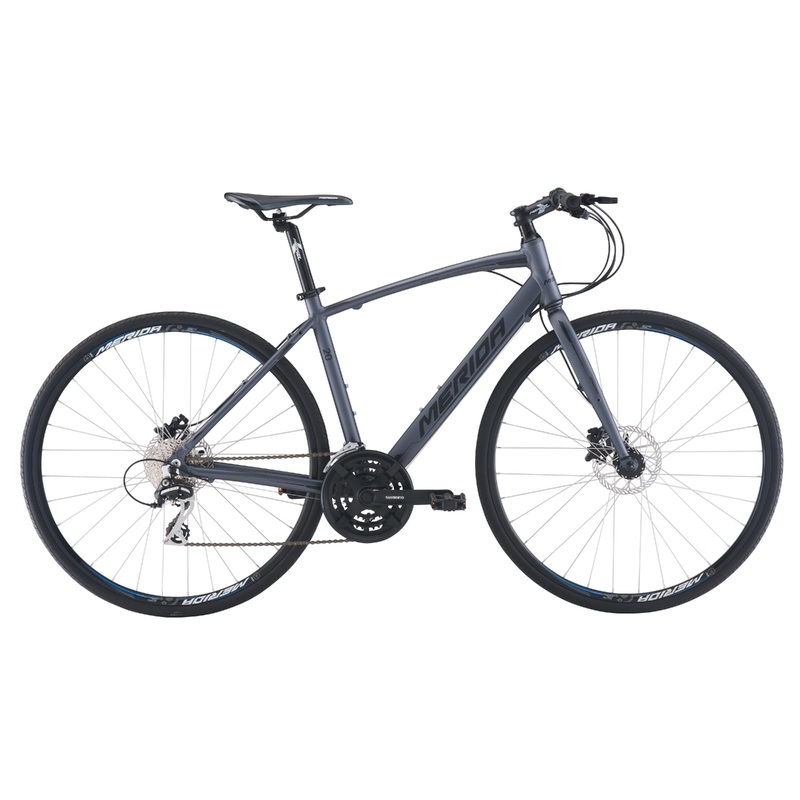 Merida Speeder 20-Disc Flat Bar Road Bike Black (2017)