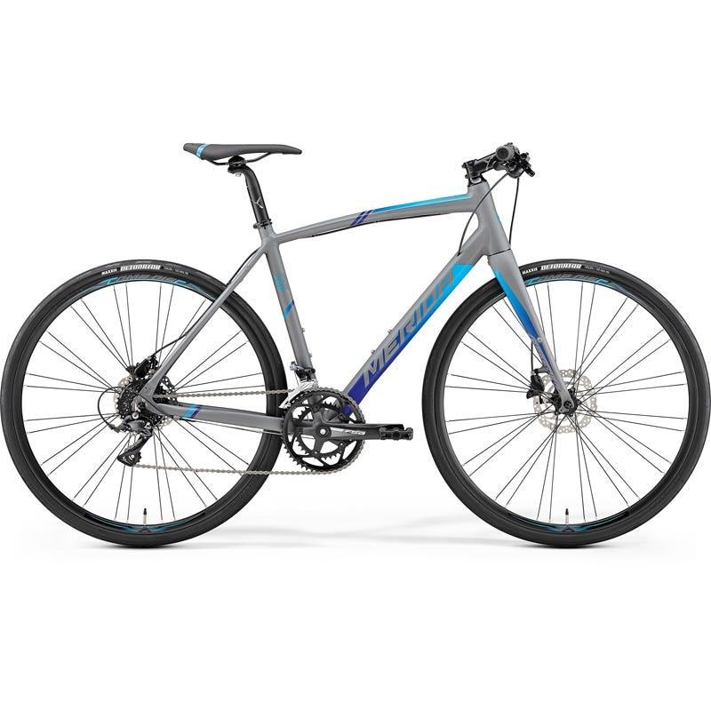 Merida Speeder 200 Flat Bar Road Bike Matt Grey/Blue