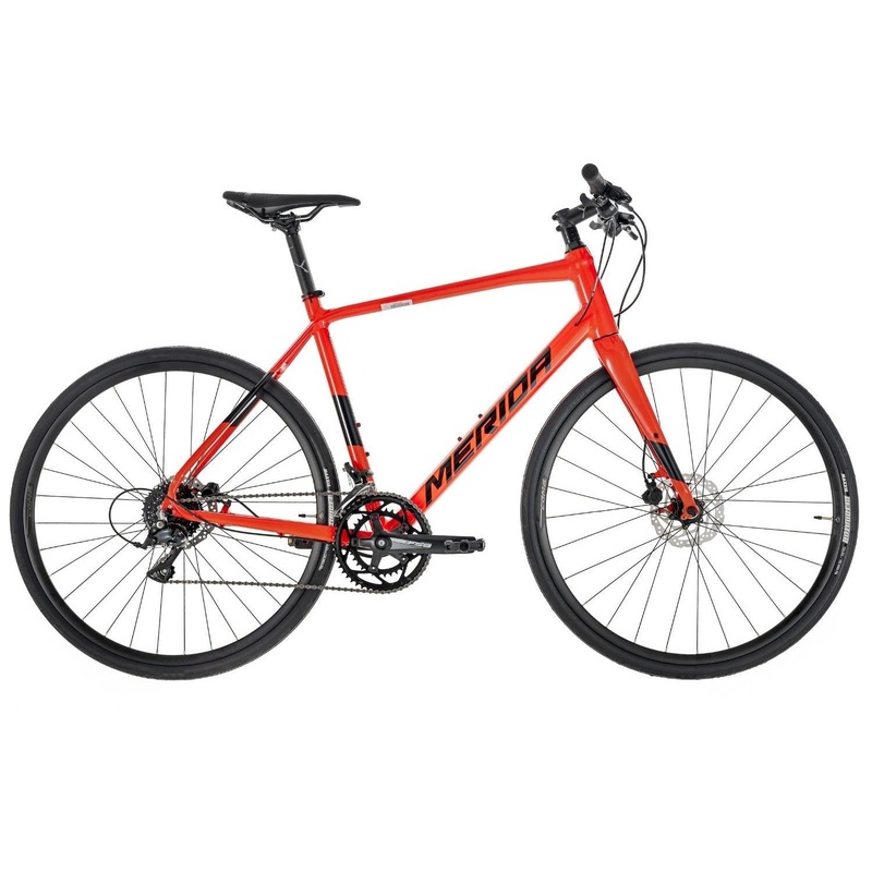 Merida Speeder 200 Flat Bar Road Bike Red