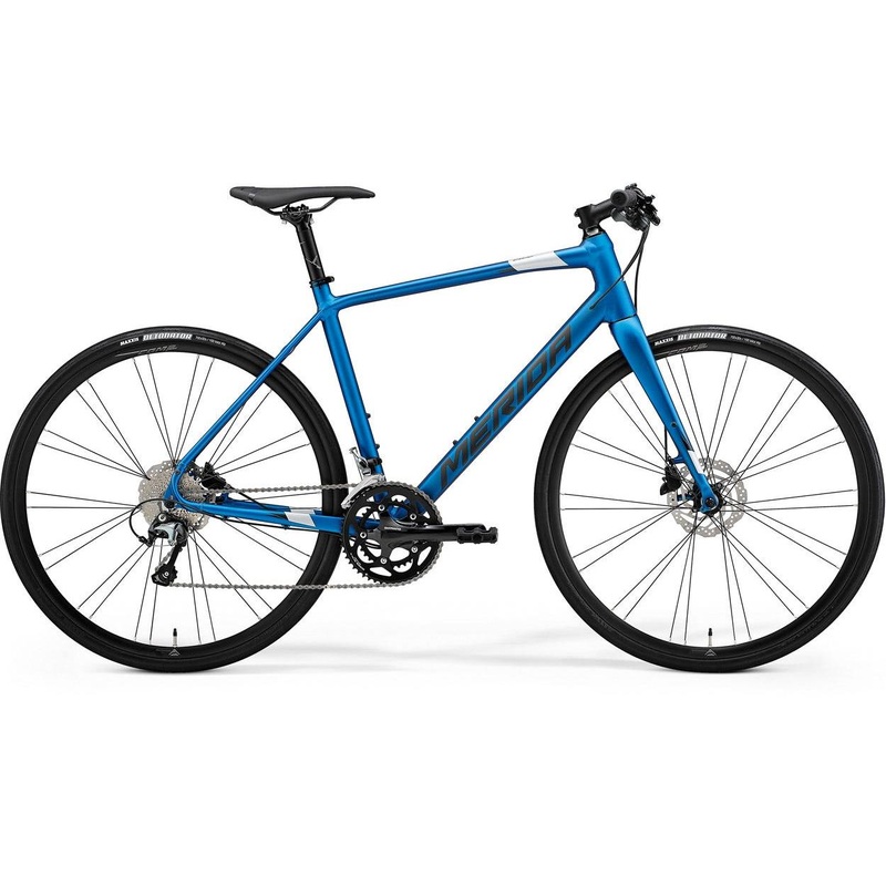 Merida Speeder 300 Flat Bar Road Bike Silk Blue/Dark Silver