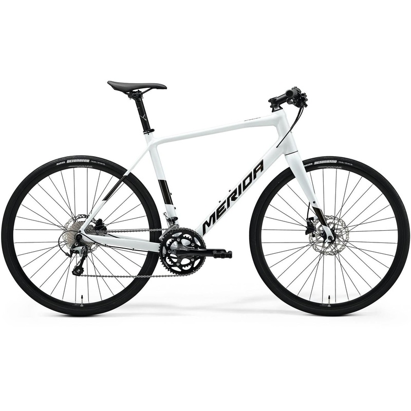 Merida Speeder 300 Hybrid Bike Pearl White/Guarded Gold