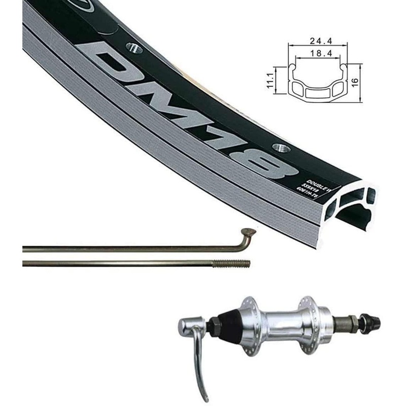 Alex Rim DM-18 27.5'' QR Front Wheel Silver