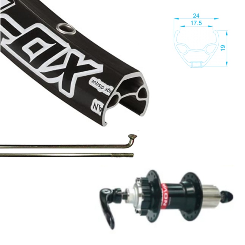 Alex Rim  XD-Lite Wheel 700c 29er with Novatec Hub