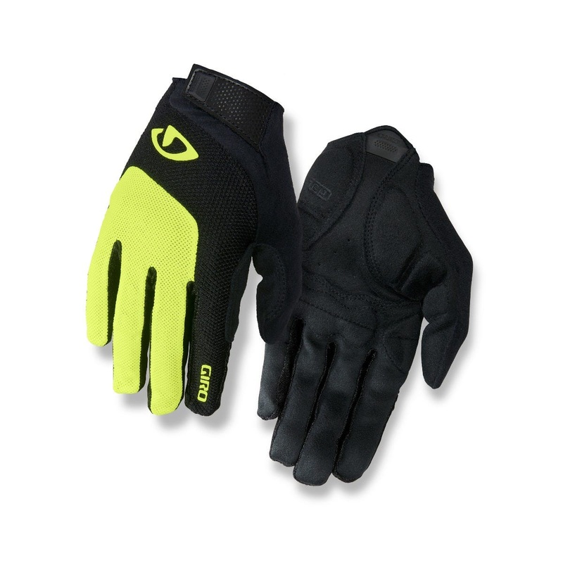 Giro Bravo Gel Full Finger Gloves Yellow