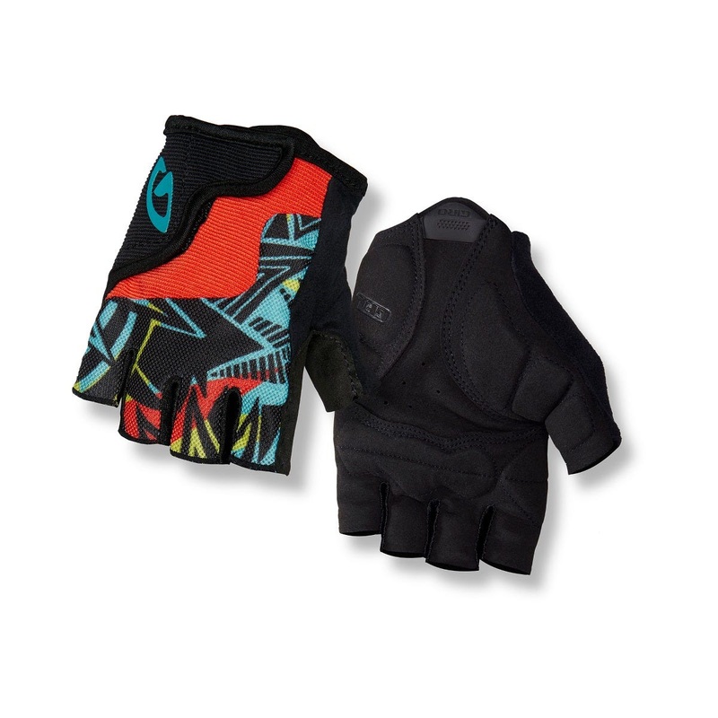 Giro Bravo Short Finger Youth Gloves Black Blast