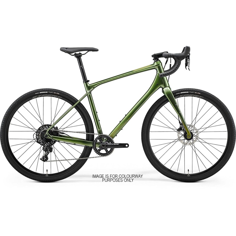 Merida Silex 600 Gravel Bike Glossy Fog Green/Matt Green