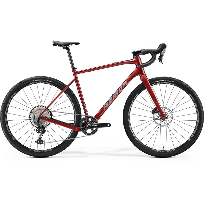 Merida Silex 700 Gravel Bike Dark Strawberry/Grey Red