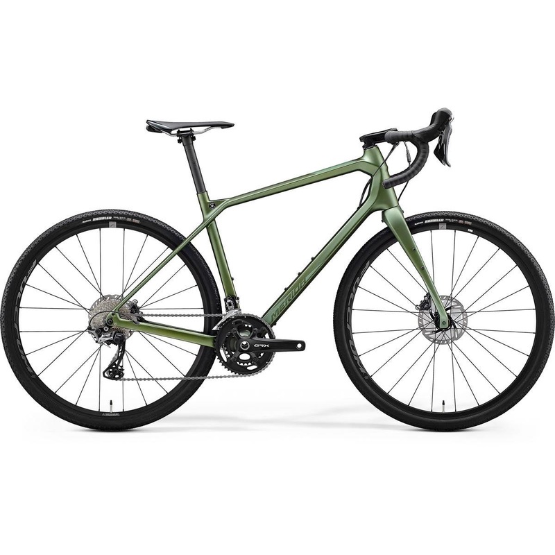 Merida Silex 7000 Adventure Road Bike Matt Fog Green/Glossy Silver/Green (2020)