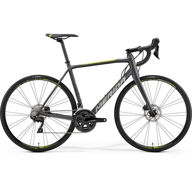 Merida Scultura Disc 400 Road Bike Matt Dark Silver/Green