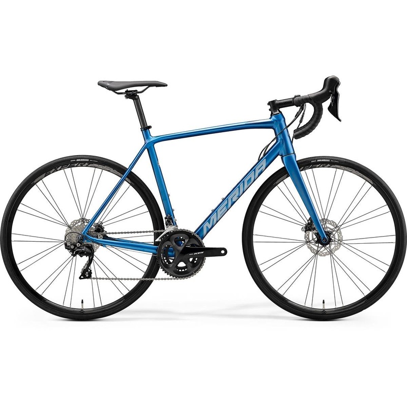 Merida Scultura Disc 400 Road Bike Silk Light Blue/Silver/Blue (2020)