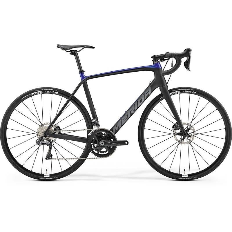 Merida Scultura Disc 7000-E Road Bike Glossy Blue/Silver