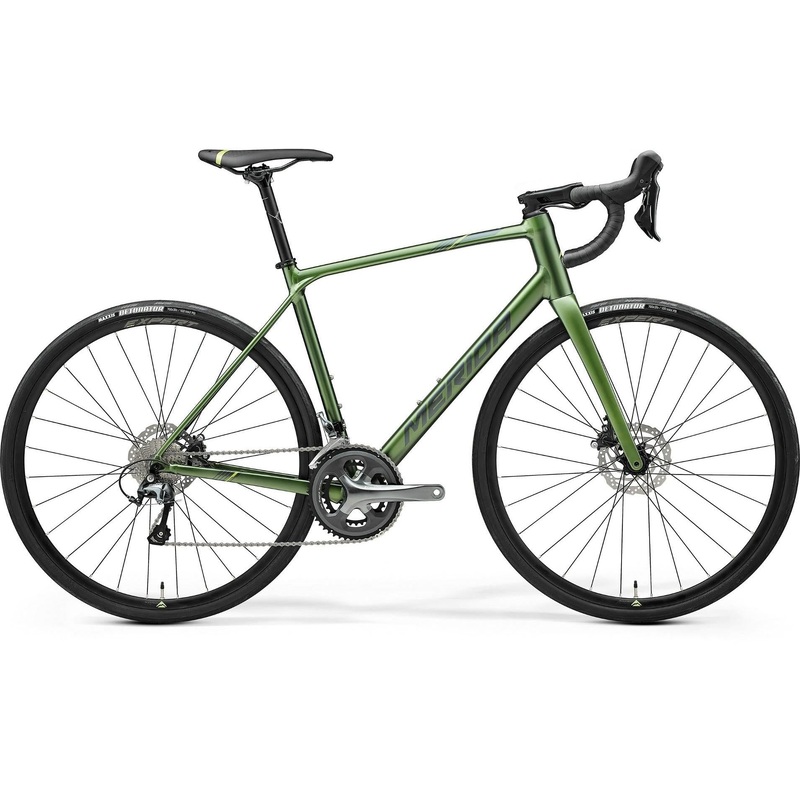 Merida Scultura Endurance 300 Road Bike Silk Fog Green/Green/Silver