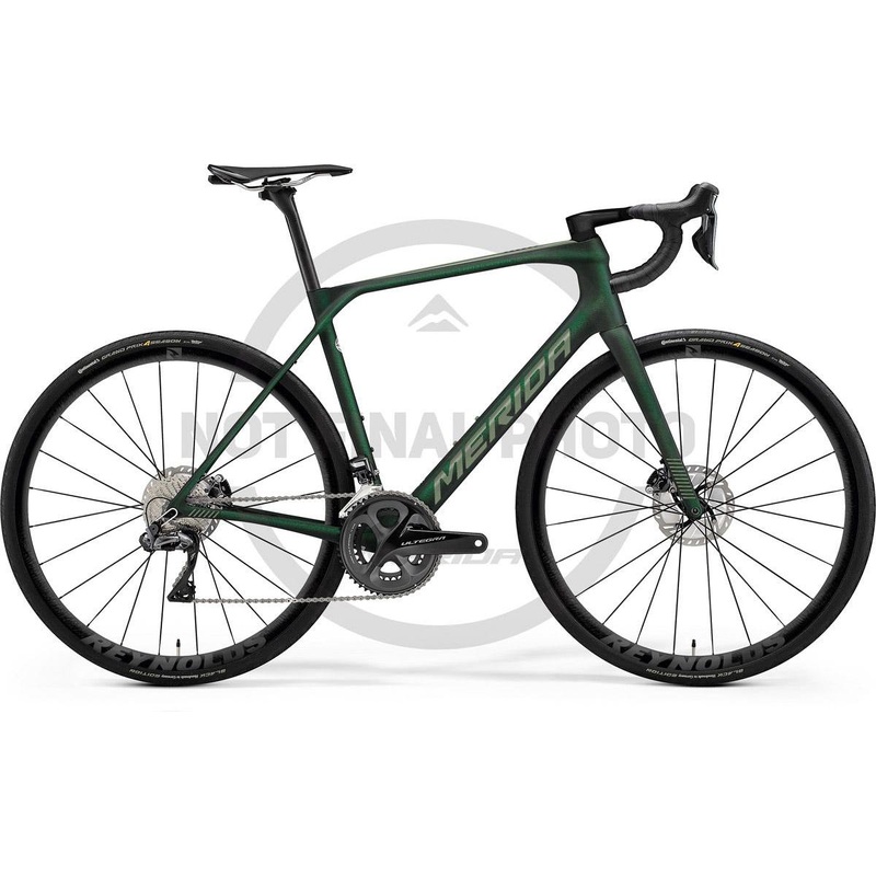 Merida Scultura Endurance 9000 Road Bike Green/Silver-Green