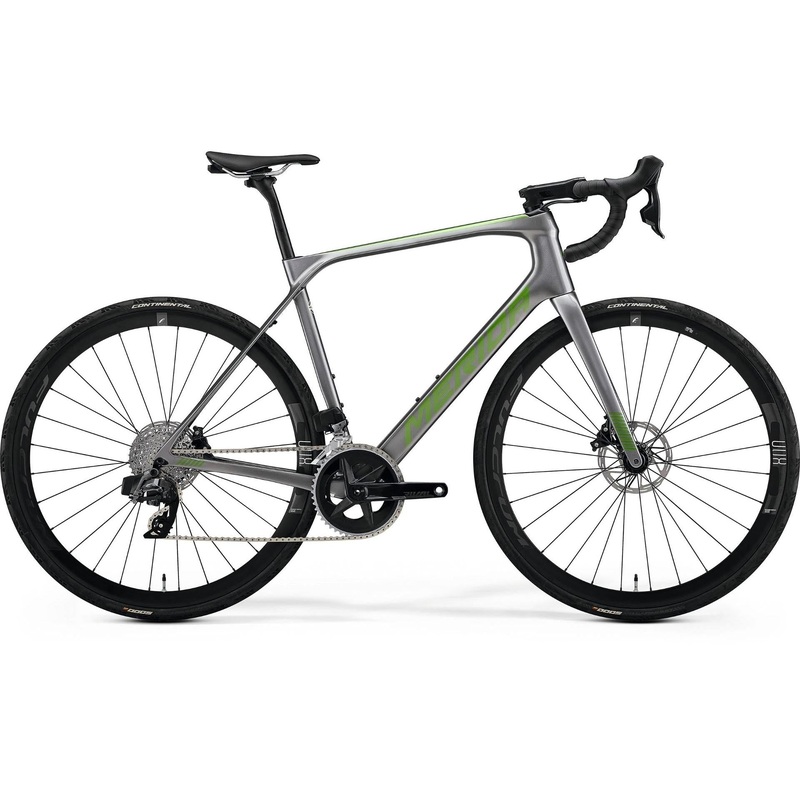 Merida Scultura Endurance Rival Edition Road Bike Grey/Green (2022)