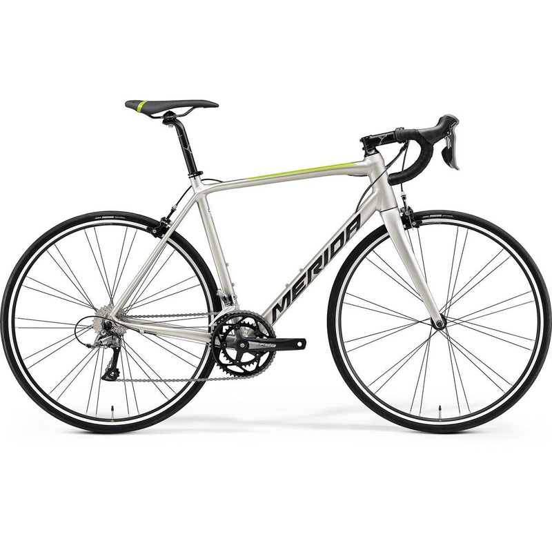 Merida Scultura Rim 100 Road Bike Silk Titan/Black/Green