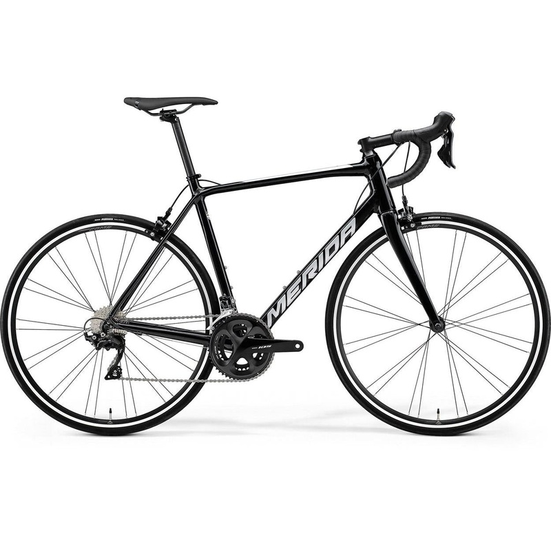 Merida Scultura Rim 400 Road Bike Metallic Black/Silver