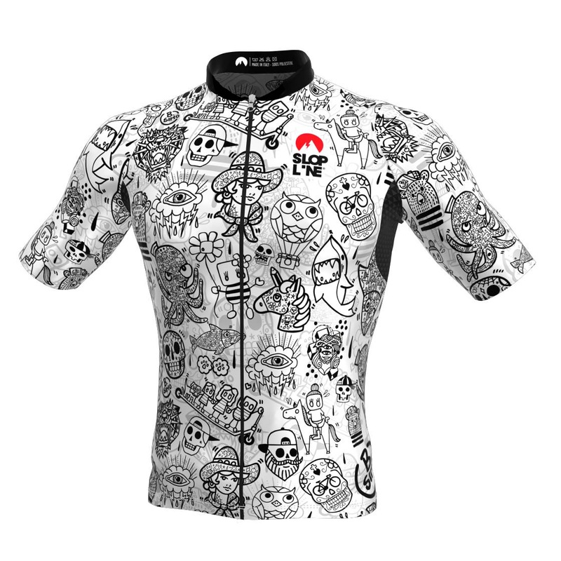 Slopline Sormano Black & White jersey