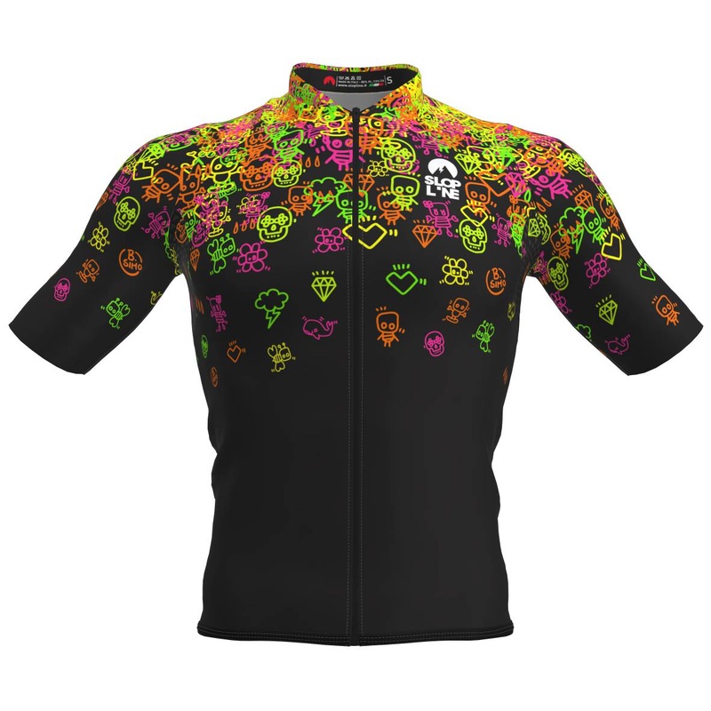 Slopline Sormano Fluo Rain Jersey