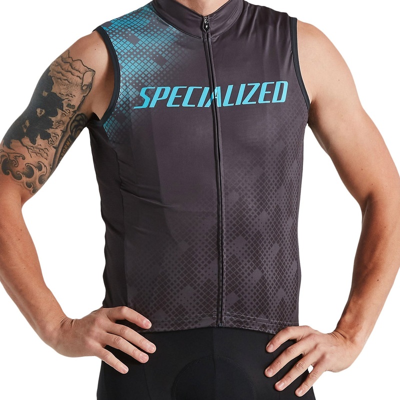 Specialized RBX Comp Logo sleeveless jersey - Blue anthracite