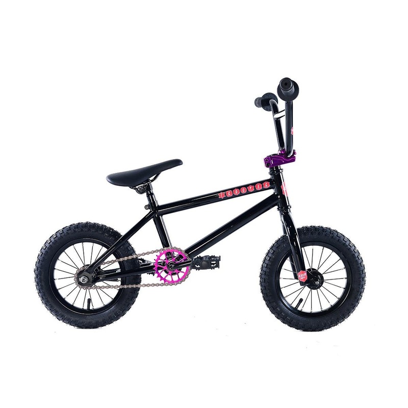 Academy Trooper 12" BMX Bike Gloss Black/Purple (2017)