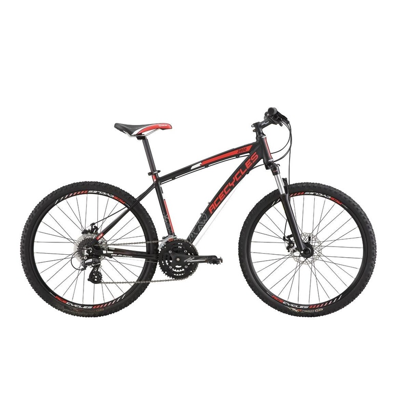 Ace Cycles 3900 Mountain Bike Black/Red Medium (2020)