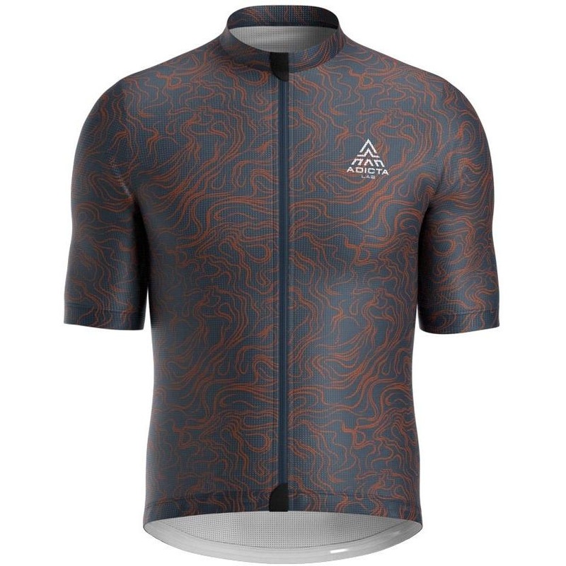 Adicta Lab Nucleus Short Sleeve Jersey Navy/Brick