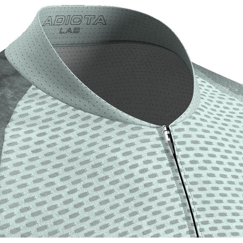 Adicta Lab Valent Short Sleeve Road Jersey Aqua/Grey Large