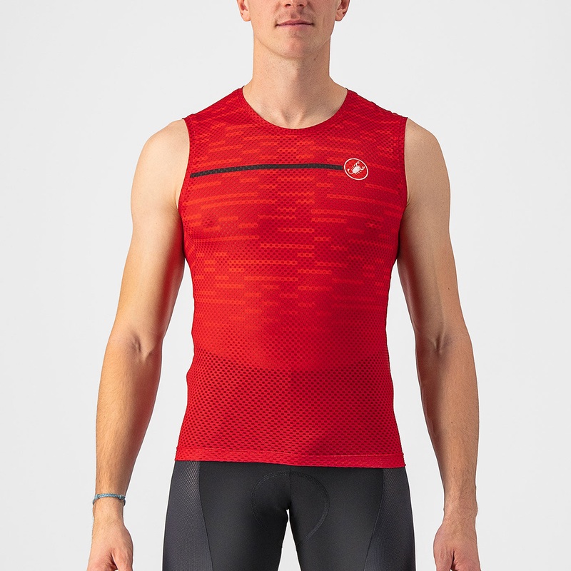 Castelli Insider sleeveless jersey - Red
