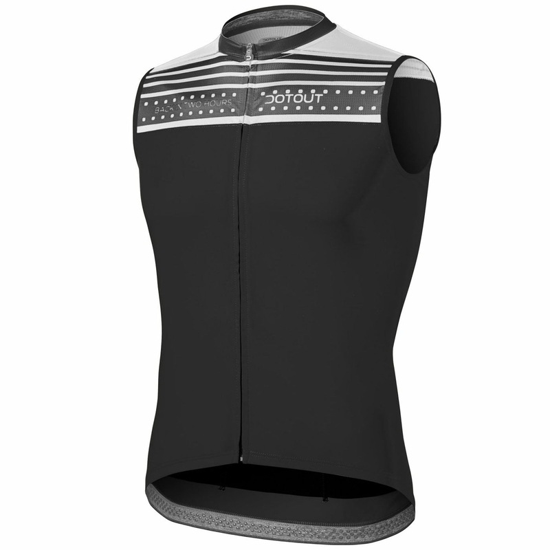 Dotout Flash sleeveless jersey - Black white
