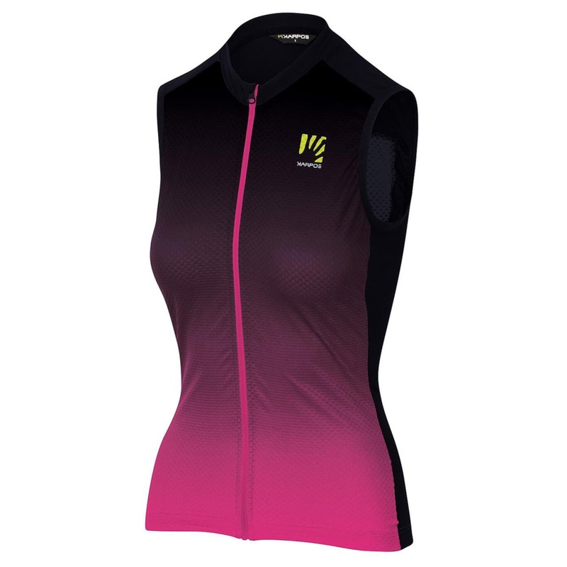 Karpos verve Evo women sleeveless jersey - Black pink