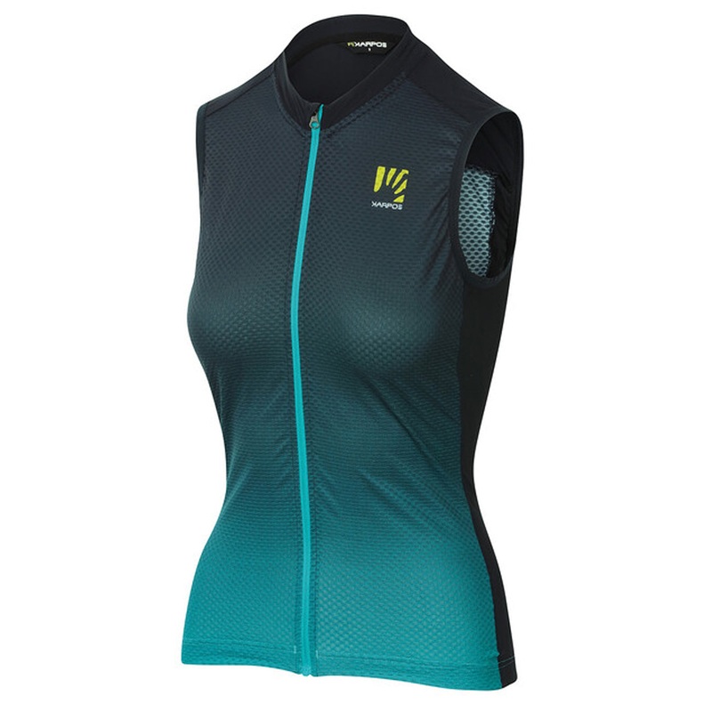 Karpos verve Evo women sleeveless jersey - Blue