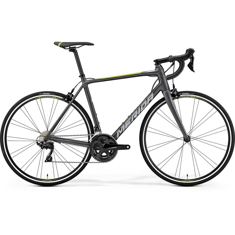Merida Scultura 400 Road Bike Matt Dark Silver/Green
