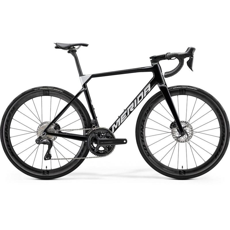 Merida Scultura 8000 Drop Bar Road Bike Metallic Black/Silver