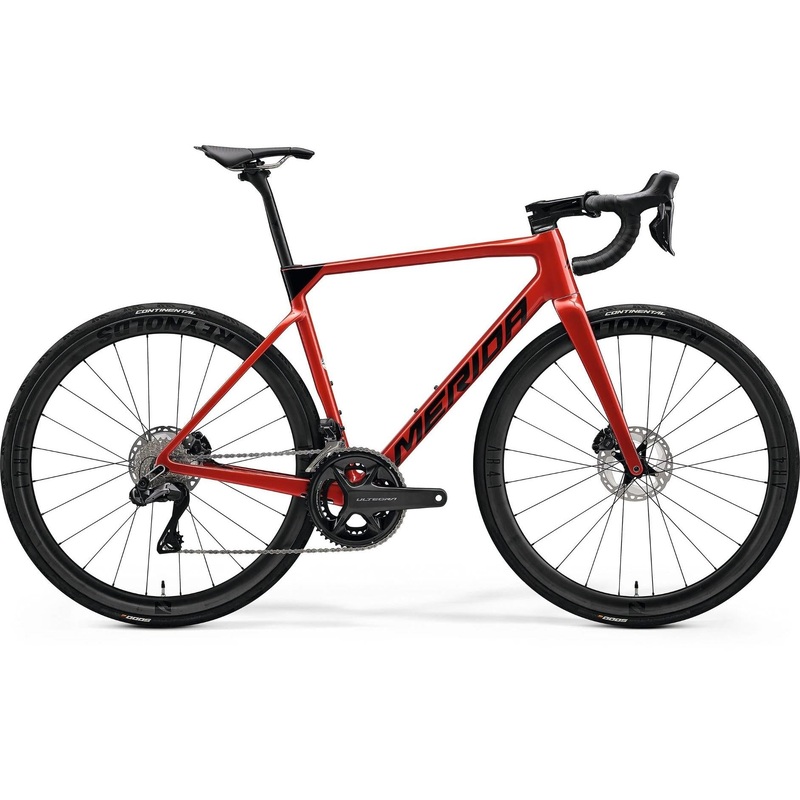 Merida Scultura 8000 Road Bike Dark Strawberry/Black (2022)