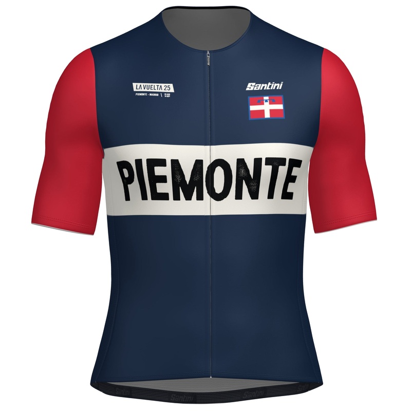 Santini Vuelta Espana 2025 jersey - Grand Salida Piemonte