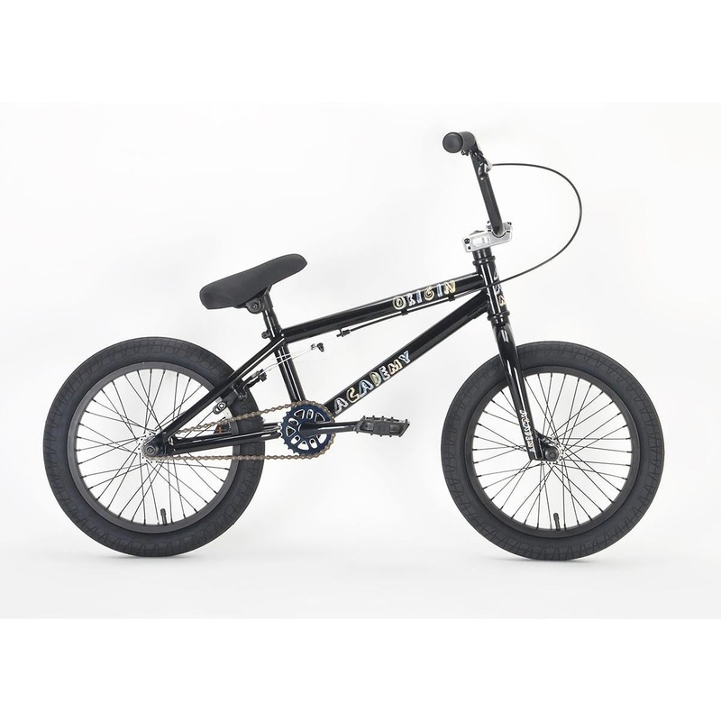 Academy Origin 16 Kids BMX Bike Gloss Black/Polished