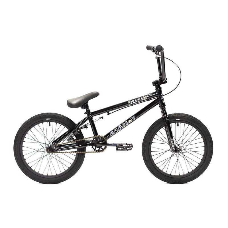 Academy Origin 18 Kids BMX Bike Gloss Black/Black
