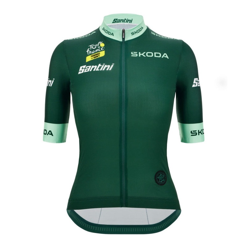 Jersey women green Tour de France 2025 Fan Line