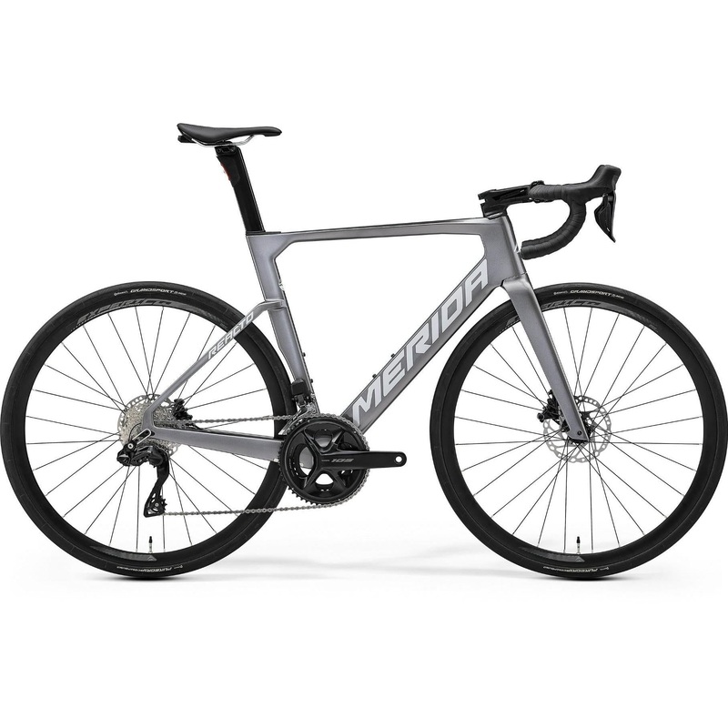Merida Reacto 6000 Drop Bar Road Bike Gunmetal Grey Silver