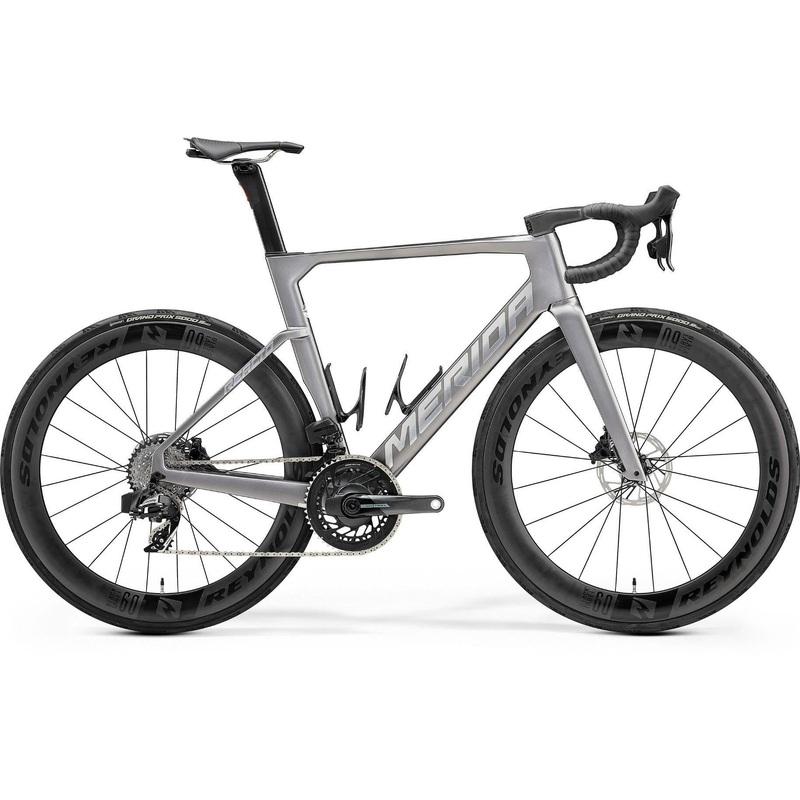 Merida Reacto 9000 Drop Bar Road Bike Gunmetal Grey/Flash