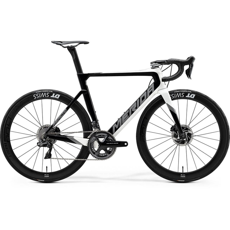 Merida Reacto Disc 10K E Road Bike Pearl White/Glossy Black (2020)