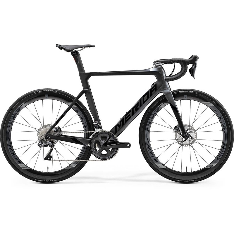 Merida Reacto Disc 8000 E Road Bike Glossy Anthracite/Silk Black (2020)