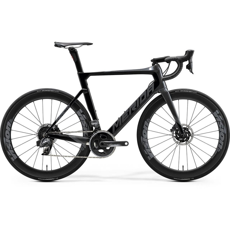 Merida Reacto Disc Force Edition Road Bike Glossy Black/Glittery Silver (2020)