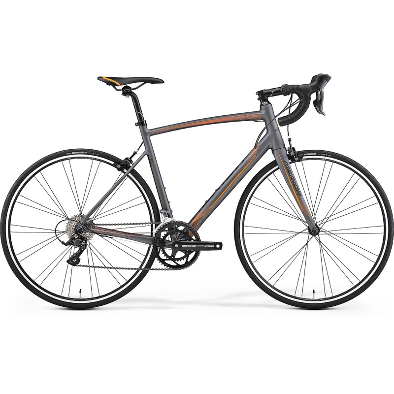 Merida Ride 100 Road Bike Matte Orange/Black (2017)