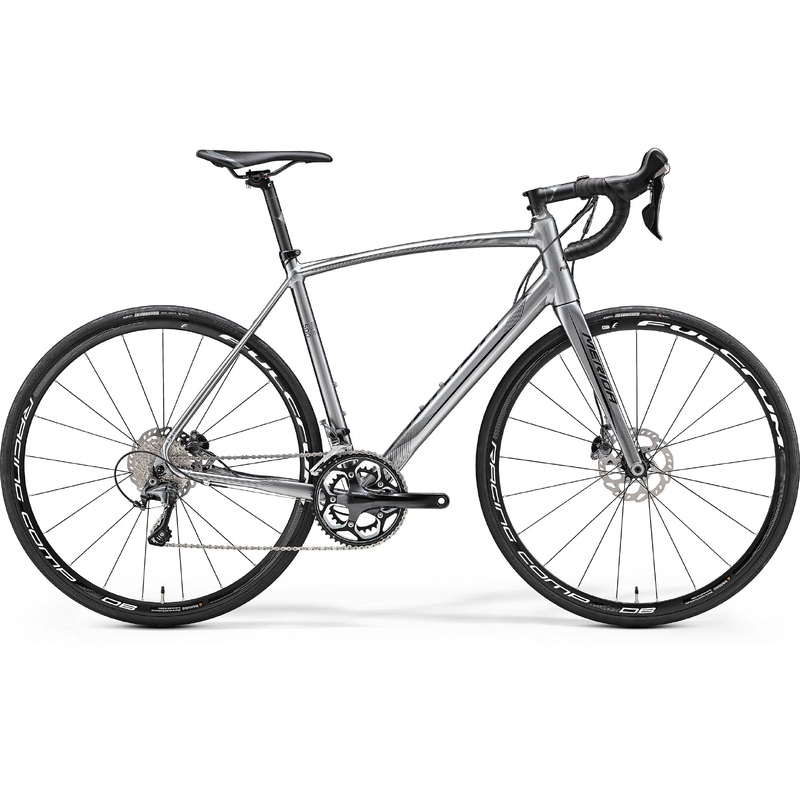 Merida Ride Disc-500 Road Bike Dark Silver/Black (2017)