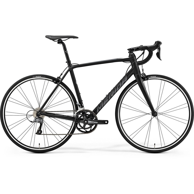 Merida Scultura 100 Road Bike Matt Black/White (2019)