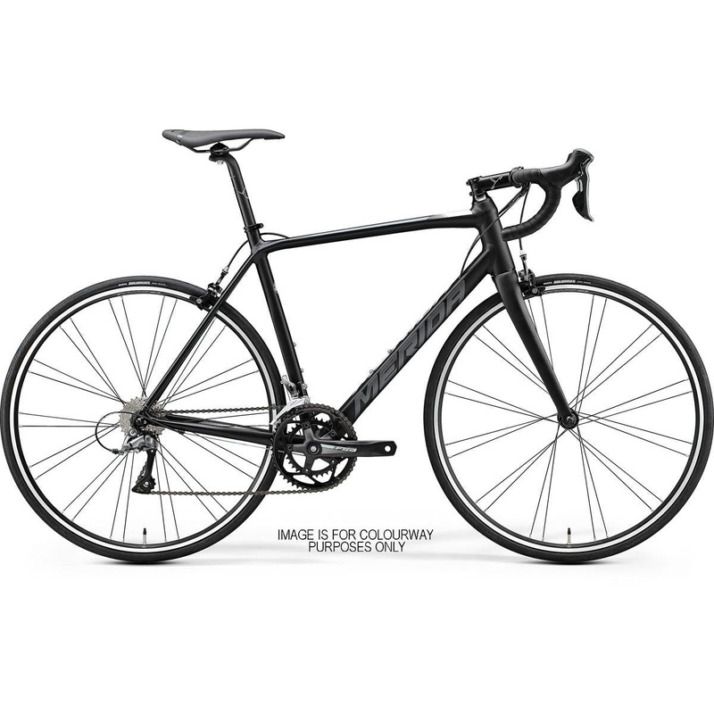 Merida Scultura 100 Road Bike Matt Black/White (2020)