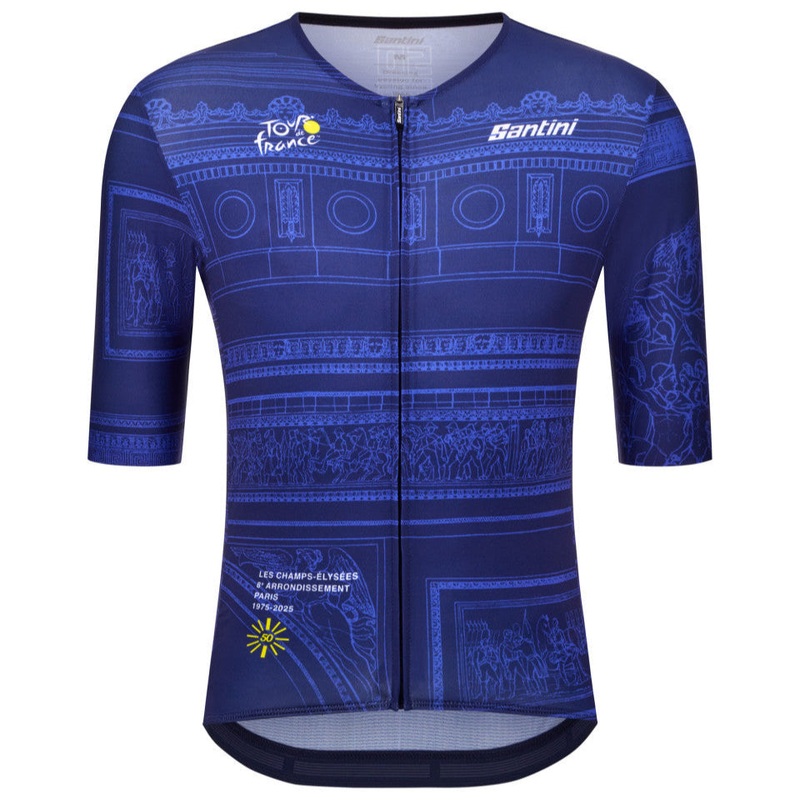 Santini Tour de France Arc de Triomphe jersey - Blue